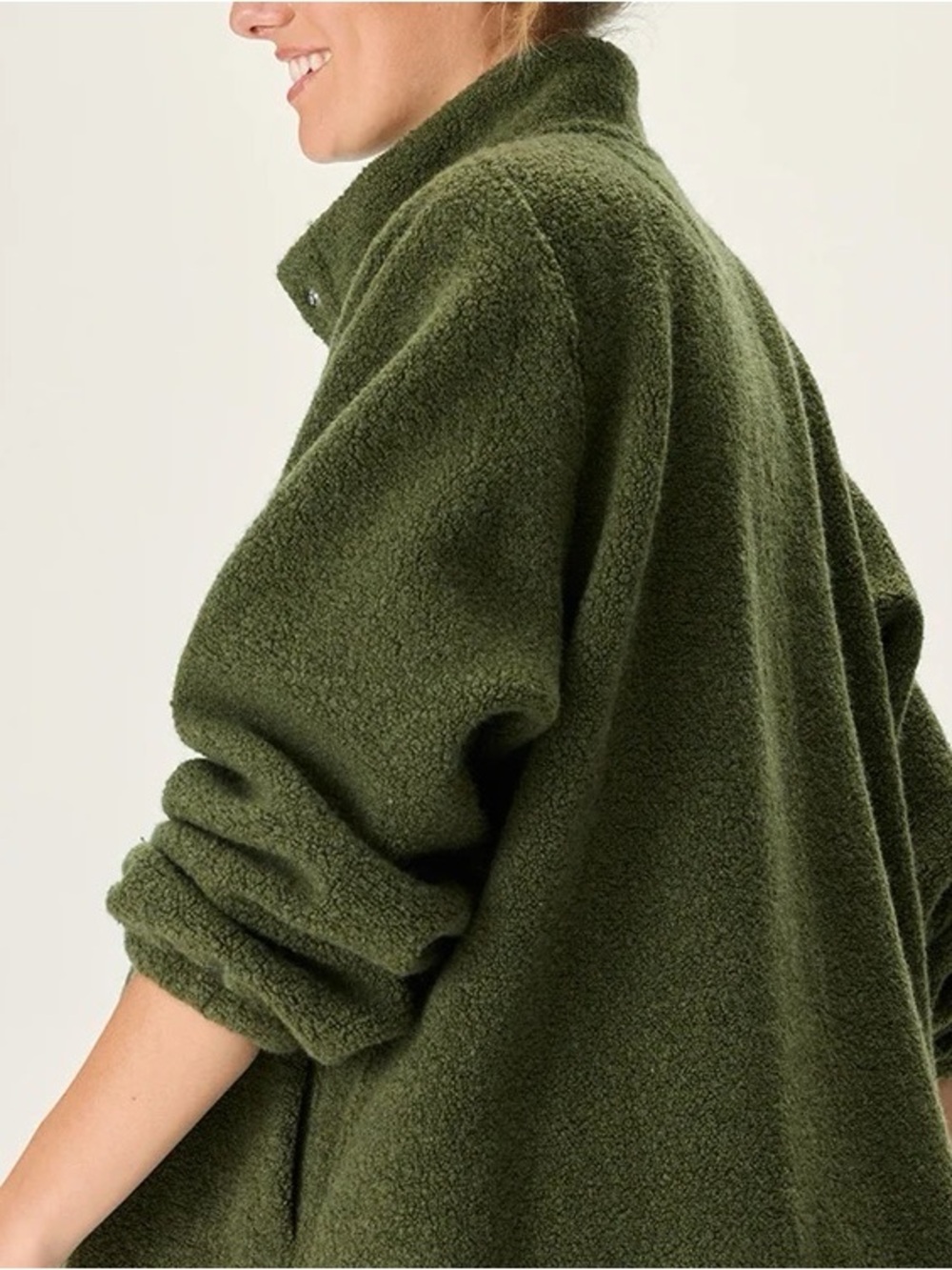 Outdoor Voices Megafleece snap jacket